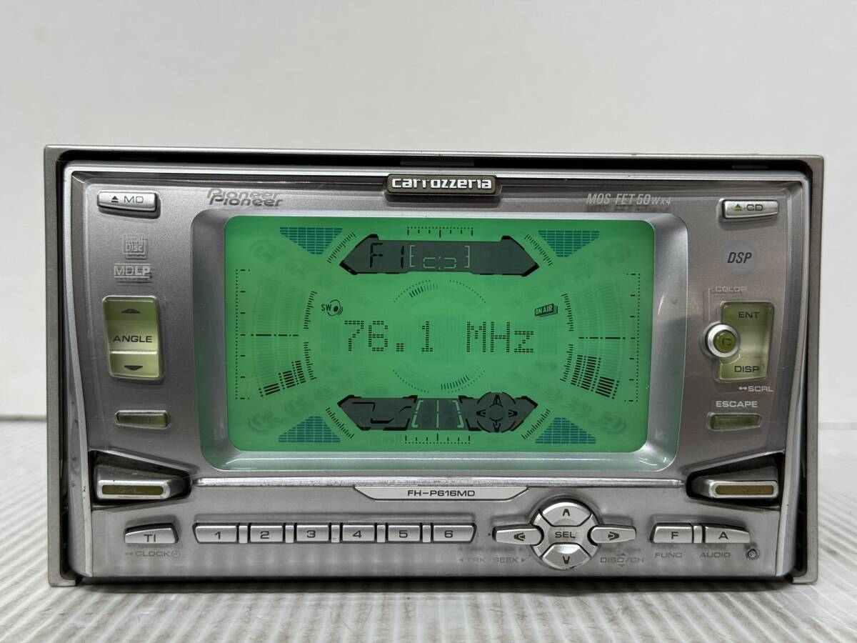 Pioneer Carrozzeria FH-P616MD Car Audio Main Unit CD MD