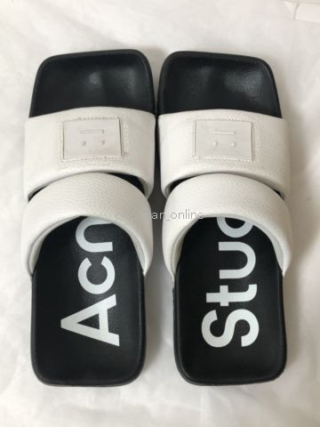 ■激レア■美品■Acne Studios-アクネストゥディオス■サイズ42■フェイスコレクション レザーサンダル■ロゴ入り袋付■国内直営店 正規品