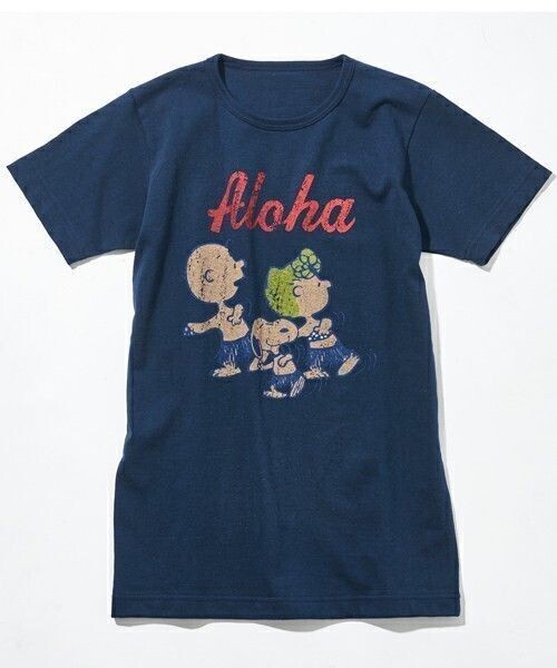 ■激レア■Sサイズ■日焼けスヌーピー■Tシャツ(ネイビー)■ハワイ限定■新品タグ付■モニ・ホノルル■梨花■さまぁ~ず■芸能人愛用