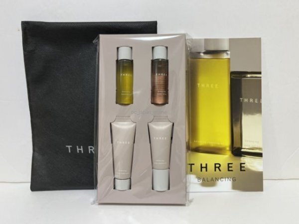 ■激レア■新品未使用■THREE(スリー)バランシングネクター トライアルキット■メイク落とし 洗顔など■国内直営店正規品■即日配送