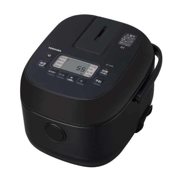 新品送料無料 東芝 TOSHIBA IH炊飯ジャー ブラック RC-5XW(K) 3合 /IH