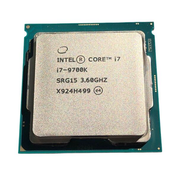 CPU Intel Core i7 9700K 3.6GHz LGA1151 95W SRELT 後継 SRG15【動作良好】