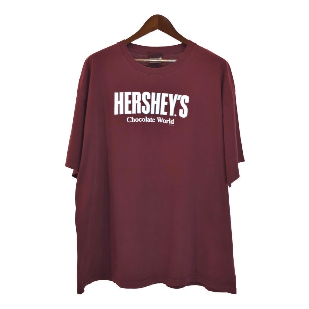 USA製 80s 企業モノ HERSHEY‘S ハーシーズ Tシャツ 赤 XL USA製 80s 企業モノ HERSHEY'S ハーシーズ Tシャツ 赤 XL