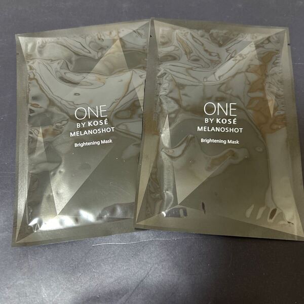 ONE BY KOSE メラノショットWマスク a 2枚