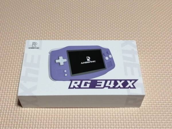 Anbernic RG34XX アドバンス風パープルカラー TF64GB付