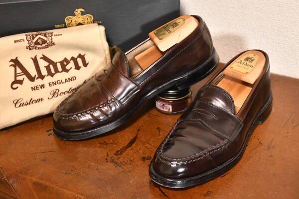 【ツリー付】ALDEN オールデン #986 cordovan 7B/D 25cm