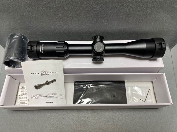 送料無料 新品 フロンティア ミルドットレティクル サイドフォーカス スコープ 3-10×42 30mm径 ライフル スコープ Frontier 検)東京マルイ