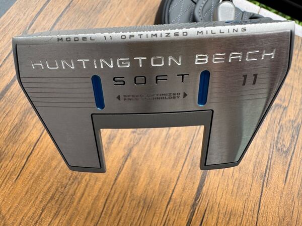 中古 クリーブランドゴルフ(Cleveland Golf) HUNTINGTON BEACH SOFT ♯11 パター スチールシャフト ヘッドカバーあり