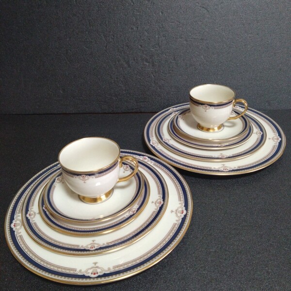 未使用 Lenox Buchanan 2セット ティータイム お茶会 レノックス レストラン 喫茶店 おもてなし お祝い 会食 MADE IN USA