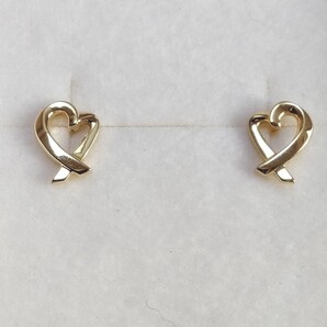 新品 正規品 ティファニー tiffany&co. ピアス ♪プレゼント 仕様♪k18 750 ラヴィングハート 箱巾着紙袋リボン ギフト ゴールド