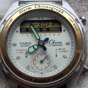 CASIO カシオ 90’ビンテージ デジアナ AW-600 アラームクロノグラフ 1/1000sec