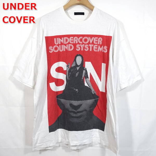 【良品】アンダーカバー SNプリントオーバーサイズTシャツ UNDERCOVER サイズ2(M相当) 白赤黒