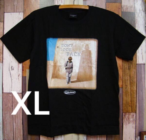 【送料無料】XL★新品スターウォーズ【DON'T LOOK BACK】プリントTシャツ