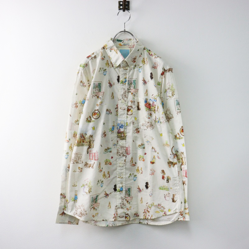 PINKHOUSE、カールヘルムうさぎ、クマ、ガーベラ柄 半袖シャツ 4枚セット PINKHOUSE、カールヘルムうさぎ、クマ、ガーベラ柄 半袖シャツ 4