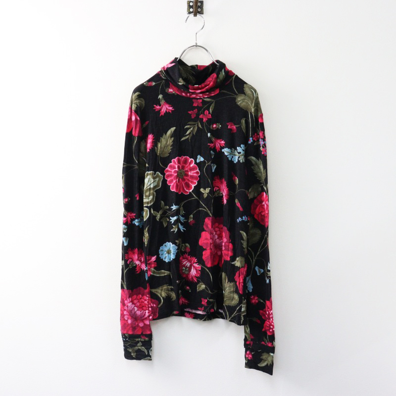 KENZO ケンゾー ヴィンテージ 花柄 ジャガードニット カットソー エルカ期 KENZO ケンゾー ヴィンテージ 花柄 ジャガードニット カットソー