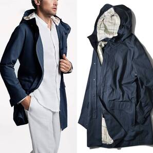 49,2万【ロロピアーナ 新品】春.秋◇おススメ!女性ウケスペック満載◇着るだけでお洒落に見え,男らしさ香る◇大人が似合うフーデッドコート