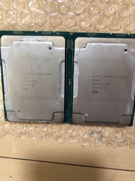 Intel Xeon PLATINUM 8259CL SRFA8 2.5GHZ 動作品 送料無料