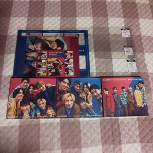 先着予約特典*初回盤A B通常盤 初回仕様 SixTONES Good Luckふたり CD DVDシングル*ステッカーシート クリアフォトシート クリアファイル