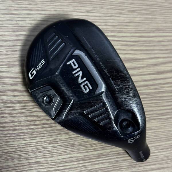 【送料無料 稀少スペック】PING G425 6U 30° ヘッド カバー ハイブリッド ユーティリティ ピン 6H 30度 UT 日本仕様 / G410 G430 G440