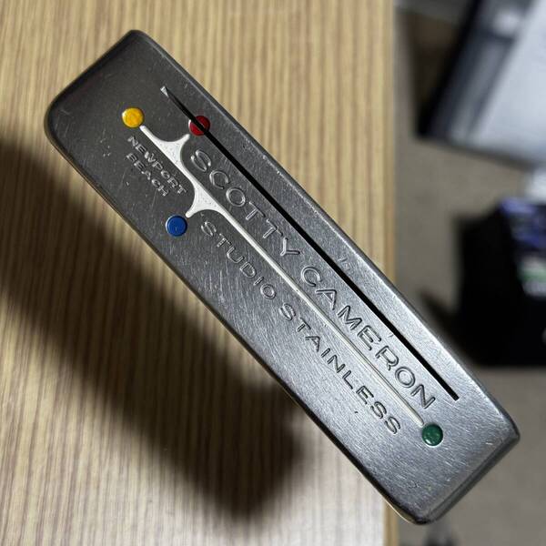 【送料無料】スコッティキャメロン スタジオ ステンレス ニューポート ビーチ 34 インチ パター 303 STUDIO STAINLESS NEWPORT BEACH