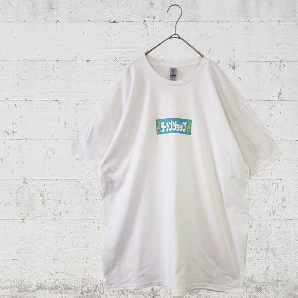 XLラーメンショップボックスロゴTシャツティファニーブルーシュプリーム好きにも