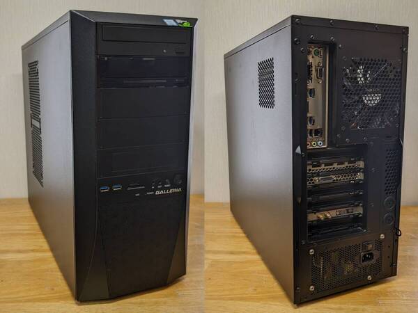 ■ゲーミングPC Windows11 Core i7-7700K/16GB/GTX1060/SSD640GB+500GB 無線LAN 中古動作品