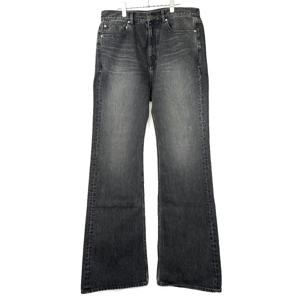 希少◇BALENCIAGA バレンシアガ 2023年 GARDE-ROBE BOOTCUT フレアデニムパンツ ブーツカット ワイド メンズ 32 ユニセックス