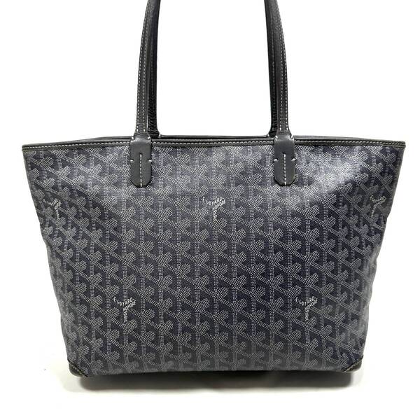 希少◇GOYARD ゴヤール アルトワPM トートバッグ ヘリンボーン グレー ブラック メンズ レディース ユニセックス