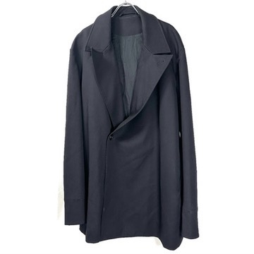 希少◇BALENCIAGA バレンシアガ テーラードジャケット オーバーサイズ ブルゾン 19ss ブラック 44 メンズ レディース ユニセックス
