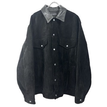 美品◇WACKO MARIA ワコマリア SUEDE LEATHER TRUCKER スウェード スエード レザージャケット トラッカー ブルゾン XXL
