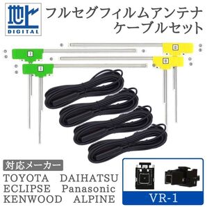 CN-RA03D CN-RA03WD CN-RS02D CN-RS02WD 対応 VR-1 フルセグ アンテナセット 4ch 【VR1-04】