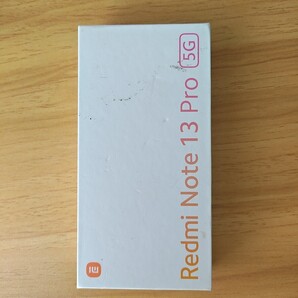 Redmi Note 13 Pro 5G XIG05 6.7インチ メモリー8GB ストレージ256GB オーロラパープル