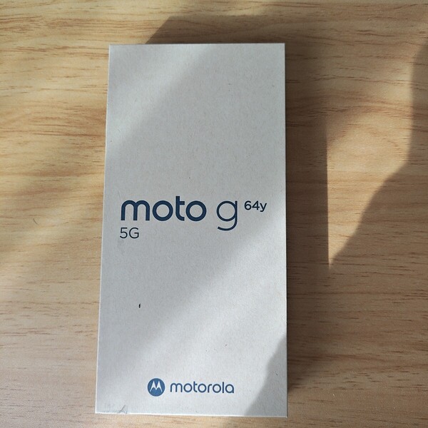 【新品未使用】motorola moto g 64y 5G A401MO スペースブラック ワイモバイル
