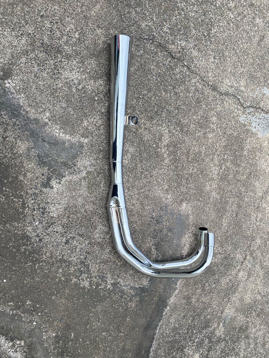 小鉄管/CB250T/400T/メガホンマフラー120φ/新品/素地/無塗装/ Amazon | CB250TCB400T ホーク2 サイドクロスメガホン管 メッキ