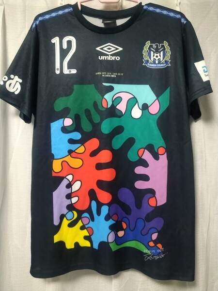 ガンバ大阪 2019シーズン 木梨憲武デザイン限定ユニフォームシャツ ユニフォームTシャツ ガンバエキスポ EXPO