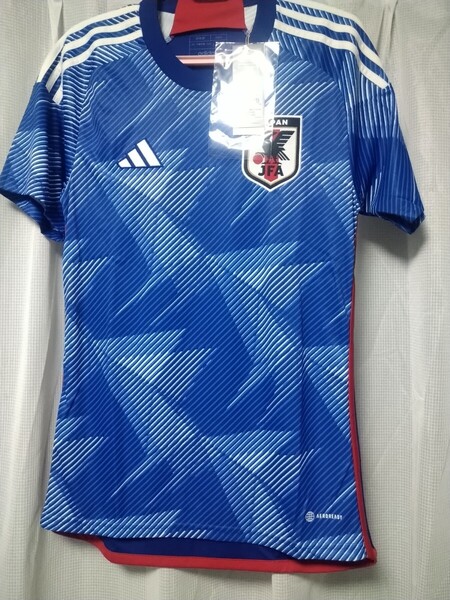 未使用紙タグ付き 正規品 サッカー日本代表ユニフォーム S カタールワールドカップ adidas サムライブルー アディダス