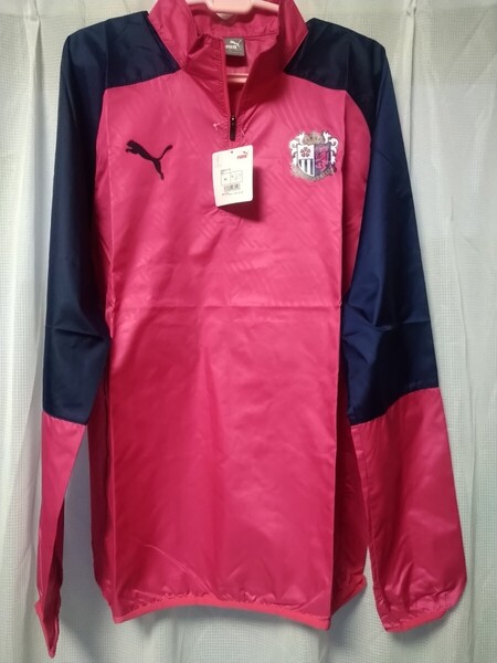未使用紙タグ付き セレッソ大阪ピステトップ Jリーグ PUMA ヤンマー ソフトシェル ウインドブレーカー 練習着 トレーニングウェア