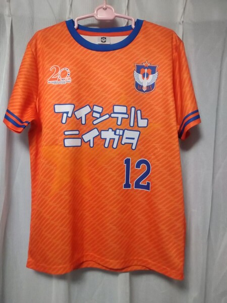 超美品 アルビレックス新潟 20周年記念復刻版ユニフォームTシャツ アイシテルニイガタ Jリーグ