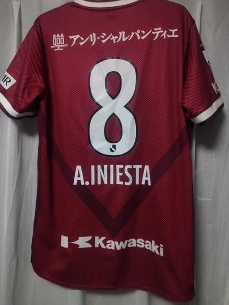 良品 ヴィッセル神戸 2022シーズンユニフォーム アンドレス・イニエスタ レプリカユニフォーム 元スペイン代表 バルセロナ バルサ