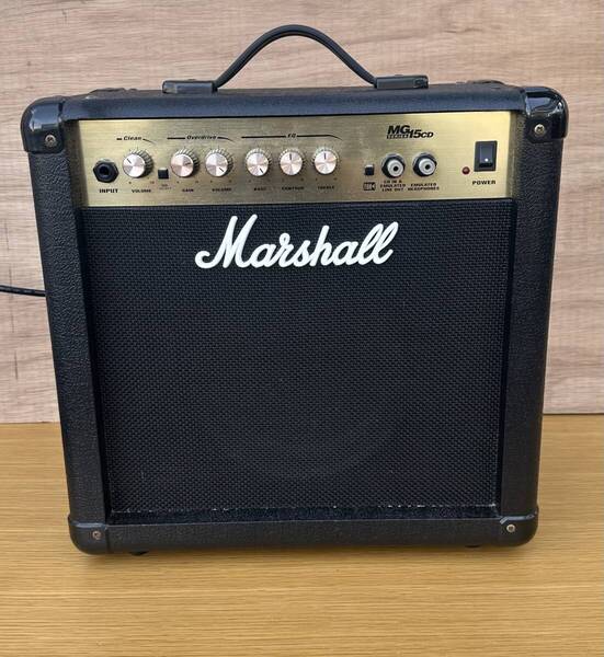動作良好 美品 MARSHALL マーシャル 15W コンパクト ギターアンプ MG15CD