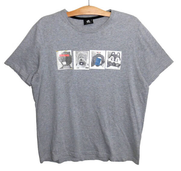 Paul Smith ポールスミス 動物プリント Tシャツ XLサイズ ライトグレー