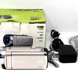 稼働確認済 JVCケンウッド GZ-E117 Everio エブリオ ハイビジョンメモリームービー デジタルビデオカメラ 付属品有