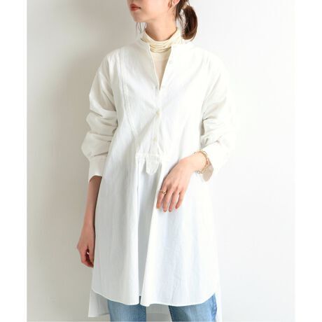 新品 定価1.8万 IENA イエナ sese 20AW バンドカラーシャツ FREE 050-900-4060-3-0