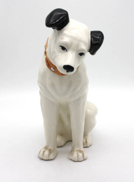 美品 当時物 昭和レトロ VICTOR ビクター犬 ニッパー 陶器製 置物 オブジェ