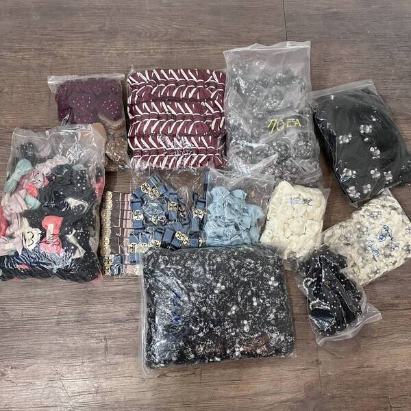 ハンドメイド 手芸用リボン 飾り素材 装飾品 大量 アクセサリーまとめ売り ③