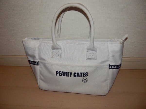 認識タグ有★PEARLY GATES パーリーゲイツ★人気 カートバック 白 現行モデル
