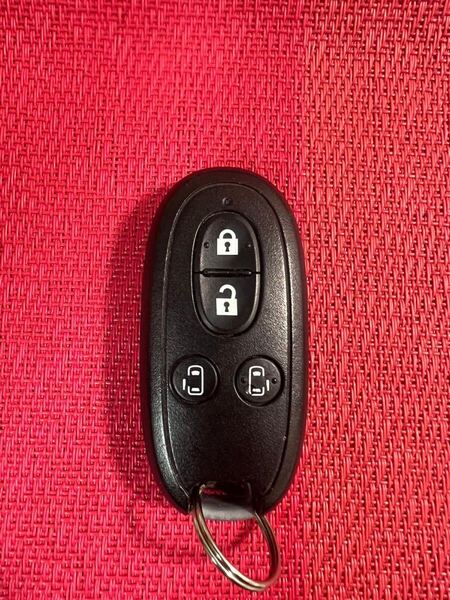 送料無料! 動作品 スズキ 純正 パレット MK21S スマートキー 4ボタン キーレス 007YUUL0212 G8D-545S-KEY 両側スライド(44)