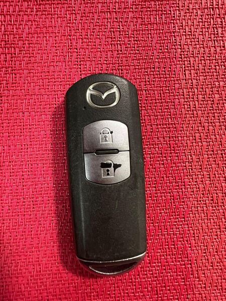 送料込 MAZDA アクセラ アテンザ デミオ CX-5 007YUUL0314 2ボタン アドバンストキー スマートキー キーレス リモコン (77)