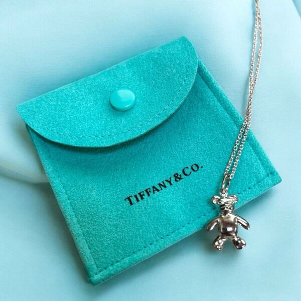 Tiffany&Co. ティファニー テディベア ネックレス シルバー くま