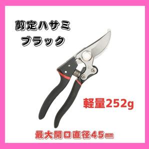剪定鋏【黒】高級 剪定はさみ 剪定バサミ 園芸 家庭菜園 庭 植木 枝切り